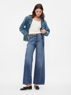 High Rise Wide-Leg Jeans Target Wide Leg Jeans, Versatile Medium Wash Denim Flare Jeans, Versatile Mid-rise Flare Jeans In Medium Wash, Medium Wash Denim Flare Jeans With Zip Fly, Denim Flare Jeans With Zip Fly In Medium Wash, Versatile Medium Wash High Rise Jeans, Versatile Denim Blue Jeans, Versatile Five Pocket Denim Jeans, Versatile Five-pocket Denim Jeans