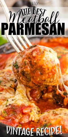 the best meatball parmesan vintage recipe