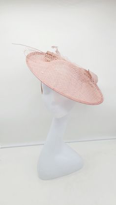 Elegant Blush Fascinator. This will be a great way to add elegance to any,  bridesmaid,  rehearsal dinner,  Wedding guest,  cocktail party, or church outfit. - Rare find - Lightweight  - Ready to ship - Fast Shipping - Free Shipping - Group discount available - Customize by adding different color flowers and or feathers It comes in other colors see their links below: Check my store for styles and colors.  etsy.com/shop/Hatsandpearls Find more at my website for more styles: www.hatsandpearls.com  Reach out to me if you can't find what you are looking for.  I can make cake custom orders and help you style and match your outfit  Tag and share your pictures when you wear and style our hats.  Instagram: @hats_pearls Facebook: Hats Pearls Thank you for visiting! Royal Ascot Event Costume Hats And Headpieces, Structured Crown Costume Hat For Royal Ascot, Chic Mini Hats With Structured Crown For Events, Chic Mini Hat With Structured Crown For Events, Curved Brim Headpieces For Royal Ascot Event, Elegant Adjustable Top Hat For Garden Party, Elegant Mini Party Hats With Pinched Crown, Kentucky Derby Party Hat With Pinched Crown, Costume Hats And Headpieces For Royal Ascot