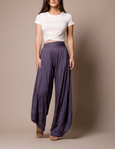 Jaya Lounge Pants — Sivana Hippie Pants Outfit, Natural Fibers Clothing, Dye Pants, Tie Dye Maxi Skirt, Estilo Hippy, Tie Dye Pants, Harem Pants Women, Hippie Pants, Bamboo Clothing