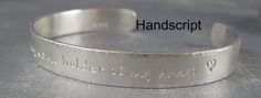 Custom engraved bracelet for women Sterling silver bracelet Custom Engraved Bracelet, Silver Bracelet For Women, Silver Bracelets For Women, Engraved Bracelet, Hand Stamped Jewelry, Stamped Jewelry, Jewelry For Her, Sterling Silver Cuff, Silver Cuff Bracelet