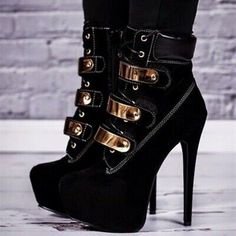 Best Ankle Boots, Ankle Boots Platform, Hak Tinggi, Boots Female, Net Top, Heels Fashion, Black Shoes Women, Platform High Heels, Shoes Woman