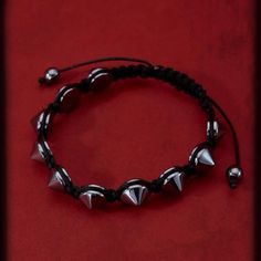 This Unique Piece Is A Wonderful Addition To Your Wardrobe And Your Style; Sure To Get Lots Of Compliments! Gsun1s50u000gmg Black Bracelet Aesthetic, Fire Accessories, Afro Jewelry, Emo Jewelry, Bracelet Aesthetic, Zipper Bracelet, Studded Bracelet, Gothic Bracelet, Fishing Bracelet