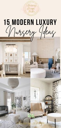 modern luxury nursery decor ideas for your baby's room