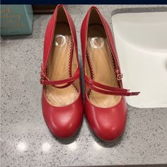 Brand New, Size 7, Red Heels For Sale! Red Heels, Lady In Red, Shoes Women Heels, Shoes Heels, Size 7, Women Shoes, Brand New, Heels, For Sale