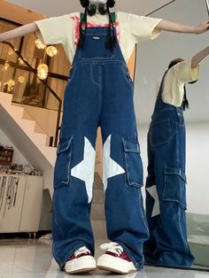 https://shoptery.com/collections/aesthetic-fashion/products/star-printed-denim-rompers?ref=6l38yava Nice Clothes Aesthetic, Baggy Clothes Inspo Summer, Comfortable Dress Pants For Women, Cool Comfortable Outfits, Overalls Outfit Y2k, Baggy Pants Drawing Reference, Baggy Overalls Outfit 90s, Star Inspired Outfits, Dress And Jeans Outfit