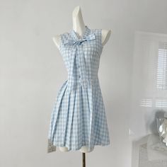 KYLETHOMASW - Summer Sweet Plaid Y2k Mini Dress Women's Elegant Bow Sleeveless Japanese Kawaii Dresses Beach Casual Party Fashion Vintage Suggestion: Choose the size according to your weight. Size XS Weight: 32.5 kg - 37.5 kg Size S Weight: 40 kg - 45 kg Size M Weight: 47.5 kg - 52.5 kg Size L Weight: 55 kg - 60 kg Size Information(Mini Dress) Size XS Bust:76cm Waist:58cm Shoulder:33cm Length:77cm Size S Bust:80cm Waist:62cm Shoulder:34cm Length:78cm Size M Bust:84cm Waist:66cm Shoulder:35cm Len Y2k Mini Dress, Dresses Beach, Japanese Kawaii, Dress Women Elegant, Kawaii Dress, Beach Casual, Midi Maxi Dress, Fashion Vintage, Blouse Vintage