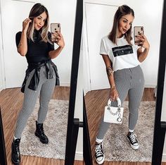 Outfits Leggins, Inspo Instagram, Easy Trendy Outfits, Striped Jeans, Trendy Outfits, Cute Outfits, My Style, Outfit Inspo