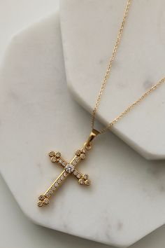 14k gold filled chain and cross pendant CZ stones 38mm x 20 mm 14k Gold Cross Necklace With Adjustable Chain, Gold Plated Pendant Cross Necklace, Gold Plated Cross Pendant Necklace, 14k Gold Filled Cross Pendant Jewelry With Adjustable Chain, Gold-plated Cross Necklace With Adjustable Chain, Gold Plated Cross Necklace With Adjustable Chain, Gold Chain Jewelry With Cross Pendant, Gold Cubic Zirconia Crucifix Necklace, 14k Gold-filled Gold Cross Pendant Necklace