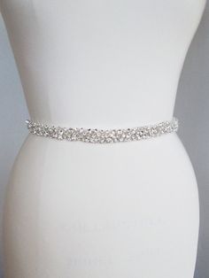 Swarovski bridal belt sash Swarovski crystal by SabinaKWdesign Bridal Belts, Bridal Sash Belt, Diy Wedding Dress, Wedding Belt, Wedding Dress Belt, Crystal Belt, Wedding Sash Belt, Waist Sash, Dress Alterations