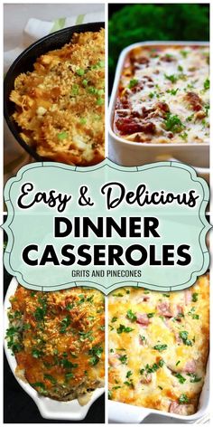 easy and delicious dinner casserole recipe that is perfect for the family to enjoy