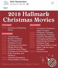 the christmas movies list on twitter