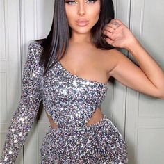 Brand New, Never Worn Or Tried On. Silver Mini Dress, Vegas Party, Dresses Fashion Nova, Dress Silver, Fashion Nova Models, Fashion Nova Dress, Sequin Mini, Silver Dress, Curve Dresses