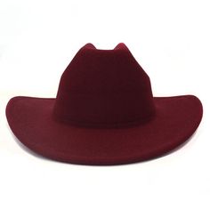 Wondering what would be the best way to update your stylish look? Then you need this cap. It is made to meet the demanding needs of both genders. Creating a stunning style, this cowboy hat will express your fashion sense. This hat is designed with long-lasting cotton and polyester. The intriguing solid pattern is exquisite and lends a stylish appearance. Fastest sellout ever. Get them quick!Specifications Style: Formal Place Of Origin: China (Mainland) Pattern Type: Solid Origin: Mainland China Material: Cotton,Polyester Item Type: Cowboy Hats Gender: Unisex Feature: Wedding Department Name: Adult CN: Zhejiang Brand Name: GeraldBlack Applicable Season: Spring and Autumn Applicable Scene: Casual Shipping This product ships from China in 3 to 5 days. You should receive this product within 12 Trendy Cap For Western-themed Events, Trendy Flat Brim Hats For Western-themed Events, Fitted Fedora For Winter Festival, Solid Brimmed Rodeo Hats, Classic Fedora Hat For Festivals, Winter Festival Fedora With Curved Brim, Classic Fedora For Festivals, Burgundy Winter Fedora With Short Brim, Classic Burgundy Hat With Curved Brim