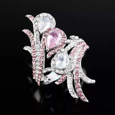 Classic Lady Cubic Zirconia Ring Jewelry Classic, Cubic Zirconia Engagement Rings, Zirconia Rings, Romantic Colors, Rhinestone Ring, Knot Ring, Cubic Zirconia Rings, Classic Jewelry, Size 10 Rings