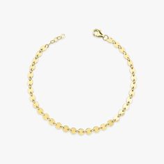 Our new simple and elegant circle chain bracelets, as always made in 14k solid gold. You can wear this bracelet with a free mind without worrying about water, perfume, or conditioner contact since real gold never tarnishes and keeps its beautiful shine.★ Bracelet Features (this listing is for a single bracelet only)• Gold Kt: 14K Solid Gold (all pieces are stamped for authenticity)• Available Gold Color: Yellow Gold• Chain Width: 4.0 mm Real Gold Bracelet, Circle Chain, Single Bracelet, Solid Gold Bracelet, Water Perfume, About Water, Free Mind, Chain Bracelets, Gold Circle