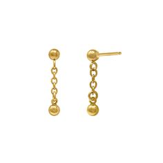 Ball stud earrings with chain. Materials14k gold filledDimensions3mm stud and .5'' in total length Gold Dainty Tarnish-resistant Cartilage Earrings, Yellow Gold Tarnish Resistant Dangle Cartilage Earrings, Dainty Gold Cartilage Earrings Tarnish Resistant, Tarnish Resistant Yellow Gold Dangle Cartilage Earrings, Gold Tarnish-resistant Drop Cartilage Earrings, Elegant Hypoallergenic Metal Piercings, Gold-plated Yellow Gold Dangle Cartilage Earrings, 14k Yellow Gold Filled Dangle Cartilage Earrings, Dainty Gold Tarnish-resistant Cartilage Earrings