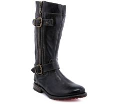 The buckles on these wide-calf moto boots rev up the edgy appeal. From BED STU. Strap Harness, Lug Boots, Men’s Boots, Bed Stu, Moto Style, Leather Boots Women, Classic Boots, Moto Boots, Mid Calf Boots