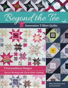 the cover of beyond the tee shirt quilts