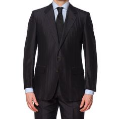 This exquisite suit is a masterpiece crafted by the legendary tailor Angelo Blasi. Every stitch, every detail, is meticulously handmade with unparalleled bespoke quality. The intricate handwork rivals the finest creations from revered tailoring houses like Kiton, Brioni, and Attolini. Remarkably, the Abla brand, once synonymous with Angelo Blasi's artistry, is now owned by Kiton and has been relaunched as a lesser quality line, diminishing the brand's former glory. Vintage, New Old Stock EU Size Timeless Silk Formal Blazer, Classic Silk Suits With Notch Lapel, Timeless Silk Suit With Notch Lapel, Silk Suits With Suit Collar For Work, Elegant Silk Blazer For Business, Luxury Business Sets With Pressed Crease, Classic Silk Suit With Hidden Button Closure, Classic Silk Three-piece Suit With Suit Collar, Single Breasted Tailored Silk Suits