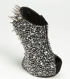 Daily Shoes, Studs And Spikes, Ville Valo, Shoe Closet, Crazy Shoes, Shoe Obsession, Suede Booties, Heel Shoes, Shoe Game