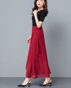 * A high-end midi skirt with wide hem, very cool. * Made of quality pearl chiffon, very smooth and comfortable. * Material: 100% polyester * Size: True to US size, US 0-US 20 are available, you can let us know your usual size and height in your order. * Shipping: Free shipping Processing time : 5-7 Business days Delivery time : 7-20 Business days Tracking number available If you need rush order or expedited shipping, please let us know, thanks. Chic A-line Lined Maxi Skirt, Chic A-line Maxi Skirt With Lining, Chic A-line Maxi Skirt With Relaxed Fit, Spring Long Pleated Draped Skirt, Spring Pleated Long Draped Skirt, Elegant Draped Midi Skirt With Lining, Elegant Midi-length Lined Draped Skirt, Elegant Midi Length Draped Skirt With Lining, Summer Evening Draped Midi Skirt