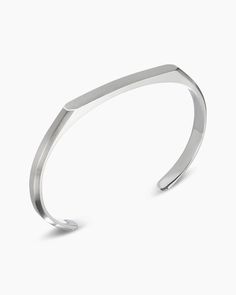 Streamline® Cuff Bracelet in Sterling Silver, 5.5mm Modern Adjustable Bangle With Polished Finish, Modern Polished Sterling Silver Bangle Bracelet, Modern Polished Sterling Silver Bangle, Modern Sterling Silver Cuff Bracelet With Polished Finish, Modern Polished Cuff Bangle, Modern Sterling Silver Bangle With Polished Finish, Modern Cuff Bangle With Polished Finish, Timeless Open Cuff Bangle With Polished Finish, Modern Adjustable Cuff Bracelet For Formal Occasions