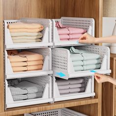 PRICES MAY VARY. 【Multi-Functional】The folding closet organizers are a comprehensive storage and categorization solution that is perfect for organizing your lightweight items like clothes, toys, files and more. With its stylish neutral design, it effortlessly fits into any home, bedroom, bathroom, kitchen, office or study area. 【Stackable & Space-Saving】This 5 pack closet organizers and storage is designed to be easily stacked upon one another,According to your preferences and ideas, you can sta Foldable Closet, Closet Organization Bins, Room Wardrobe, Stackable Storage Bins, Small Closet Organization, Small Closet, Storage Closet Organization, Closet Shelves, Closet Organizer