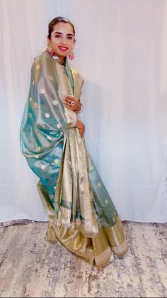 Bringing you the finest collection of Banarasi Tissue Silk Sarees with designer gotta Patti detailing. A Yet another stylish , elegant and timeless piece from our master weavers in Banaras. A Simple yet chic look which takes you from power brunch to date night. Adorn this effortless tissue silk saree in gold zari with designer gotta Patti details. Just gorgeous to the core and timeless . Luxurious fabric with softness and sheen just remarkable. Photos don't do justice .. this saree is just... gl Silk Traditional Wear With Sheer Dupatta For Diwali, Elegant Tussar Silk Sharara With Gota Work, Festive Traditional Wear With Sheer Dupatta In Tussar Silk, Designer Tissue Silk Kurta With Pallu, Anarkali Tissue Silk Blouse Piece With Gota Work, Designer Traditional Wear With Gota Work In Tissue Silk, Anarkali Tissue Silk Traditional Wear, Wedding Kurta With Cutdana In Tissue Silk, Wedding Kurta With Cutdana On Tissue Silk