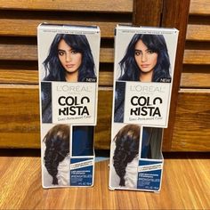 Read: L Brand New Hair Dye Bundle. L'oral Colorista Midnight Blue 15 Semi-Permanent. Color Lasts Up To 7-15 Shampoos. Just The Box Itself May Show Signs Of Wear. Quantity: 2 Color : Midnight Blue Final Sale No Returns Ask Questions & Review Photos Loreal Paris Feria, Loreal Hair Color, Silver Hair Dye, Temporary Hair Color Spray, Loreal Hair, Hair Color Spray, Lavender Spray, Medium Brown Hair, Temporary Hair Color