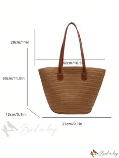 Bird in Bag - Canvas Tote Bag with Zipper Closure - Ideal for Summer Beach Trips Trendy Summer Shoulder Bag With Zipper Closure, Trendy Summer Shoulder Bag With Zipper, Trendy Beach Bag Tote With Zipper Closure, Trendy Tote Beach Bag With Zipper, Trendy Tote Beach Bag With Zipper Closure, Brown Bags With Zipper Closure For Spring, Casual Summer Shoulder Bag With Zipper Closure, Vacation Tote Shoulder Bag With Zipper Closure, Trendy Rectangular Beach Bag With Zipper Closure