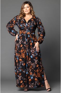 Plus Size Fall Dresses For Wedding Guest, Fall Addition, Flattering Maxi Dress, Chic Cardigan, Elegant Fall, Hollywood Fashion, Sleeve Maxi Dress, Long Sleeve Maxi, Guest Outfit