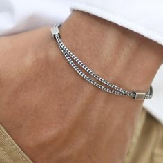 Mens Jewellery Bracelet, Silver Jewelry For Man, Silver For Men, Mens Fashion Bracelets, Men With Chains, Metal Bracelets For Men, Jewelry For Man, Male Jewelry Silver, Mens Bracelets Silver