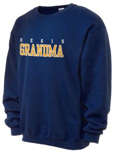 Regis University Apparel Store Fleece Crew Sweatshirt Fan Apparel, Crew Sweatshirt For Sports Events In Fall, Fall Crew Sweatshirt For Sports Events, Fan Apparel Sweatshirt With Ribbed Cuffs And Crew Neck, Pre-shrunk Crew Neck Sweatshirt For School Spirit, Collegiate Crew Sweatshirt With Letter Print, Collegiate Fleece Crew Sweatshirt, Collegiate Crew Fleece Sweatshirt, Fall Fan Gear Fleece Sweatshirt