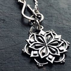 Eva Necklace - Cassiano Designs Mandela Designs, Mandela Design, Silver Smithing, Metal Fab, Mandala Necklace, Metal Smithing, Everything Is Connected, Metalsmithing Jewelry, Gift Suggestions