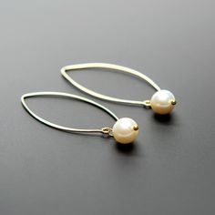 Linton Jewelry Gold Drop Pearl Earrings Minimalist Yellow Gold Jewelry With Matching Earrings, Minimalist White Gold Earrings For Everyday Elegance, Minimalist White Gold Earrings For Everyday, Modern Teardrop Jewelry With Elegant Design, Minimalist Single Pearl Earring For Everyday Elegance, Modern Single Pearl Earring For Everyday, Modern Everyday Pearl Drop Jewelry, Elegant Yellow Gold Linear Earrings In Sterling Silver, Elegant Yellow Gold Sterling Silver Linear Earrings