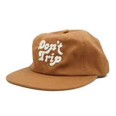 Thanks King James! Due to a spike in orders you may experience a slight ... Don’t Trip Mac Miller, Mac Miller Dont Trip, Merch Hat, Unstructured Hat, Mens Hats, Orange Hats, Mens Hat, Hat Ideas, Hat Design