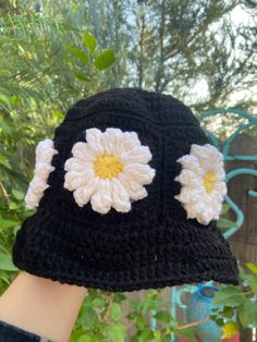 Cute Crochet Bucket Hat, Bucket Flower, Flower Bucket Hat, Super Cute Crochet, Crochet Bucket, Flower Bucket, Crochet Bucket Hat, Crochet Baby Dress, Pattern Library