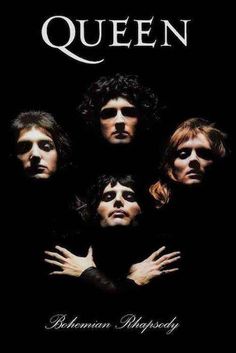 queen album cover with the band's name on it