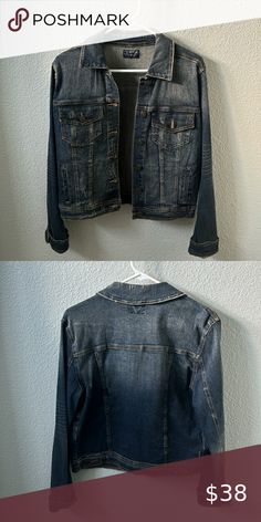 Just USA Jean jacket Usa Jeans, Jean Jacket, Blazer, Tags