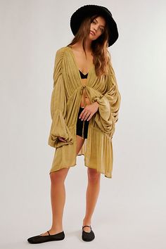 Juliet Kimono Flowy Long Sleeve Spring Kimono, Chic Flowy Cover-up For Brunch, Flowy Long Sleeve Kimono For Fall, Flowy Kimono For Fall Vacation, Flowy Long Sleeve Kimono For Day Out, Flowy Fall Kimono For Vacation, Flowy Long Sleeve Spring Outerwear, Flowy Bohemian Cover-up For Daywear, Spring Chic Flowy Kimono