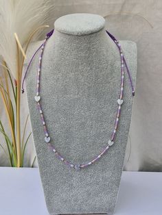 These lovely single strand beaded necklaces are great for adding a pop of colour.  Using lovely Miyuki beads as well as beautiful dyed Mother of pearl beads in the shape of a heart. The necklace is fully adjustable using a macrame double knot. When at it's smallest the necklace is approx 16 inches in circumference and at its biggest it is approx 26 inches. - This listing is for 1 necklace.  - Handmade in the UK Postage is done through Royal Mail 2nd class so no tracking available For Internation Adjustable Length Beaded Necklace For Gift, Gift Beaded Necklaces With Adjustable Length And Round Beads, Gift Beaded Necklaces With Adjustable Length, Adjustable Length Beaded Necklaces With Round Beads As Gift, Adjustable Heart Beads Necklace For Gifts, Handmade Heart Necklace With Round Beads, Handmade Heart Necklace With Round Beads For Gifts, Heart Beaded Necklaces As Gifts, Gift Single Strand Charm Necklace With Round Beads