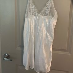 Never Worn. Cute Baby Doll Aesthetic. Visual Archive, Doll Aesthetic, Vintage Baby, Baby Doll, Night Gown, White Lace, Baby Dolls, Color White, Satin