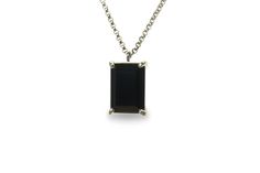 "A Black Onyx necklace is a true embodiment of sophistication and elegance. This gem necklace is handcrafted in 14k gold and features a rectangular Black Onyx gemstone in prongs. Everything about this yellow gold necklace is to love - it is versatile and totally wearable from day until evening. ♥ Gemstone Type - Black Onyx ♥ Gemstone Size - 13x18mm ♥ Gemstone Cut - Rectangle - More options available in the drop down menu ♥ Metal Type (Main Photo) - 14k Gold Filled - More options available in the Elegant Necklace With Rectangular Pendant And Polished Finish, Elegant Rectangular Pendant Necklace With Polished Finish, Elegant Necklace With Polished Rectangular Pendant, Elegant Polished Rectangular Pendant Necklace, Formal Square Pendant Necklace With Polished Finish, Fine Jewelry With Rectangular Pendant For Formal Occasions, Luxury Sterling Silver Necklace With Rectangular Pendant, Classic Formal Necklace With Rectangular Pendant, Classic Formal Necklaces With Rectangular Pendant