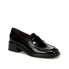 Franco Sarto-Gabriella Loafer Enjoy stylish versatility wearing the Gabriella loafer from Franco Sarto. Classic, menswear-inspired silhouette with feminine accents elevates the chic allure of this slip-on. It's crafted with responsibly sourced leather and Usda BioPreferred materials for sustainable style. A stacked block heel rounds out the elegant look. Modern Slip-on Loafers For Office, Spring Patent Leather Platform Loafers For Work, Patent Leather Platform Loafers For Spring Workwear, Elegant Spring Platform Loafers For Office, Modern Fall Slip-ons With Removable Insole, Modern Business Slip-ons For Spring, Spring Patent Leather Slip-on Loafers, Spring Slip-on Patent Leather Loafers, Spring Patent Leather Work Loafers