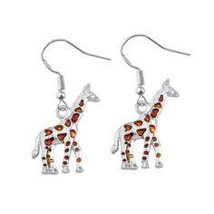 PRICES MAY VARY. ❤Material: Stainless Steel and alloy, it is lead free and nickel free. ❤Size: Pendant is about 2 cm * 1 cm（0.79 inch * 0.39 inch). TIPS: Manual measuring permissible error. ❤ A perfect gift for the giraffe lover in your life. ❤These Giraffe dangle Earrings are perfect for everyday wear. ❤Package: This items will arrive in a velvet bag ready for gift giving. Silver Animal Design Jewelry For Gifts, Silver Jewelry With Animal Design For Gift, Animal Design Jewelry Gift, Animal Design Dangle Jewelry Gift, Adjustable Animal Design Earrings As Gift, Animal Design Dangle Earrings As Gift, Giraffe Earrings, The Giraffe, Cute Giraffe