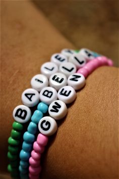 Hi I'm Lola, I make custom name,place and emotion bracelets. Have a great day! Customizable Letter Bracelets For Friendship, Custom Name Friendship Bracelet, Name Bracelets, Name Bracelet, Have A Great Day, Custom Name, Gift Registry, Jewelry Bracelets, Etsy Accessories