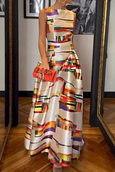 Rosiedress Open Back Sleeveless Printed Maxi Swing Dress Print BESTSELLERS hot sale Winter Mini Dresses, Evening Dresses Short, 70 Dress, Casual Summer Dresses, Sleeveless Maxi Dress, Printed Maxi, Long Blouse, Hoodie Dress, Swing Dress