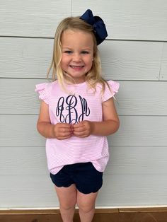 This sweet shirt is perfect for any little gal in your life! Details: Fit is TTS Embroidery covered on inside to prevent irritation 100% Pima Cotton View Fonts here: https://www.etsy.com/listing/889369564/font-options-fonts-and-thread-colors-do?ga_search_query=fonts&ref=shop_items_search_1&frs=1&crt=1&frs=1 Find matching bubble here: etsy.com/listing/1229515826/monogrammed-bubble-boys-bubble-girls?click_key=85767bc716265ae902ff9acef68742f428a51a86%3A1229515826&click_sum=8b8a1818&ref=shop_home_ac Cotton T-shirt With Ruffles And Flutter Sleeves, Cotton Ruffle T-shirt With Flutter Sleeves, Playful Tops With Ruffles And Flutter Sleeves, Playful Ruffle Flutter Sleeve Tops, Playful Flutter Sleeve Tops With Ruffles, Playful Ruffled Flutter Sleeve Tops, Casual Cotton Tops With Butterfly Sleeves, Casual Cotton Top With Butterfly Sleeves, White Cotton T-shirt With Flutter Sleeves