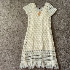 Still With Tags This Is An Adorable Dress From American Eagle Size M Bundle : Add 7 Or More Items For Free Shipping Cream Crochet Dress For Beach In Summer, Casual White Crochet Dress For Beach Season, Casual Beige Crochet Dress For Vacation, Cream Crochet Dress For Summer Beach, Casual Beach Dress For Summer, Casual Mini Crochet Dress For Beach Season, Casual Mini Length Crochet Dress For Beach Season, Casual Crochet Beach Dress For Spring, Cream Crochet Dress For Summer Vacation